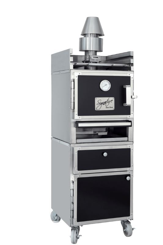Horno de Brasa Acero Inoxidable Aislamiento con Gabinete SAN-SON SIGNATURE HBSPG