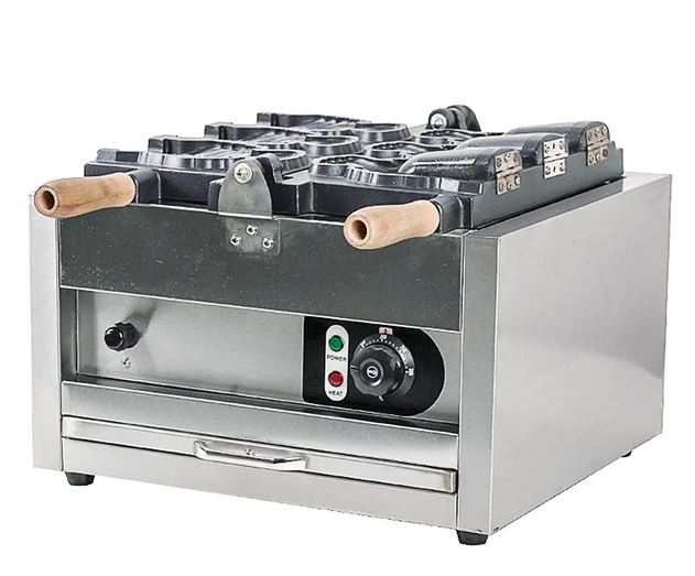 Wafflera en Forma de Taiyaky, Forma cono para Rellenar WTG-1 MGS