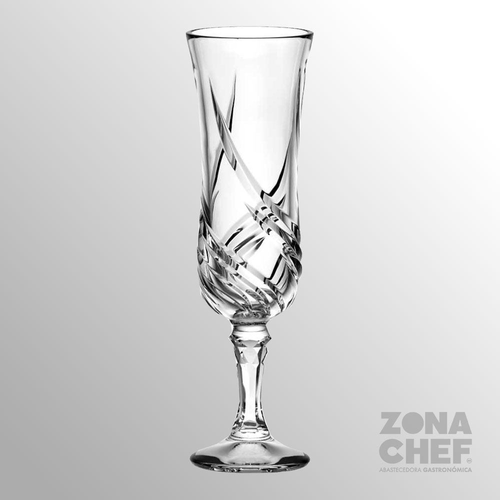 Copa Labrada Flauta Vercelli 155ml 19.8cm Vit