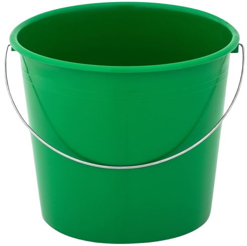 Cubeta Asa Metal 13 Lt Polipropileno Tcp