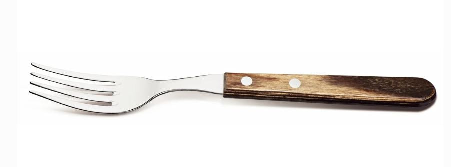 Tenedor mesa polywood mango largo café