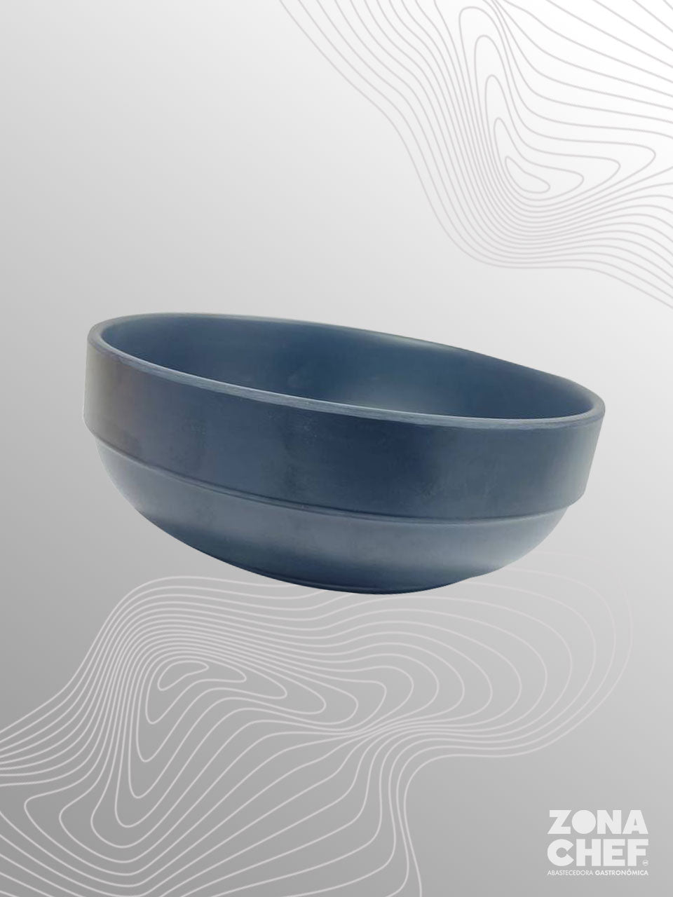 Linea Melamina NEGRA MATE Bowl Embrocable de 500ml Anf