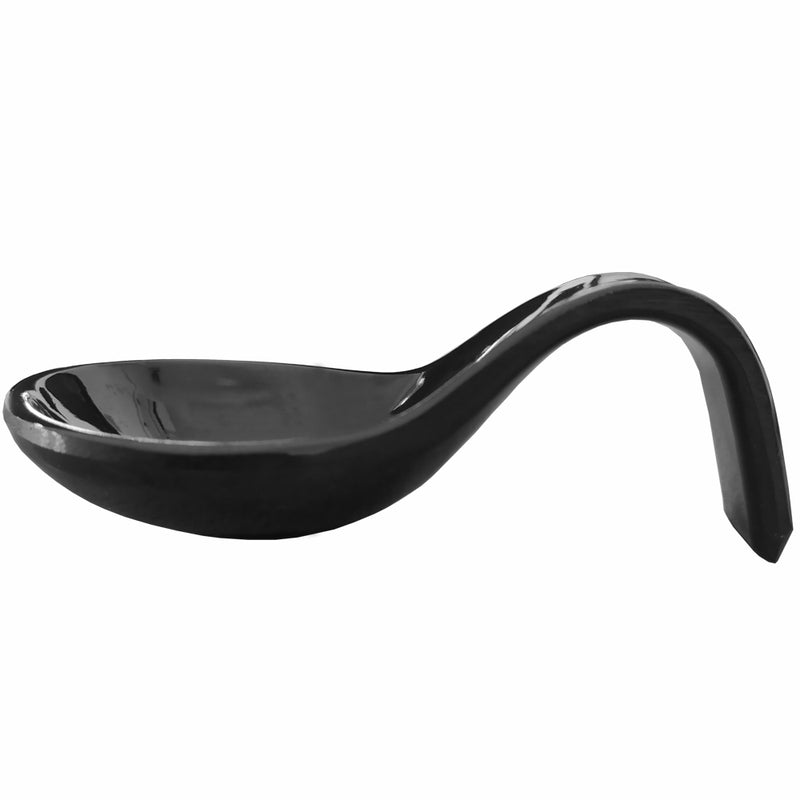 Linea Melamina NEGRO Complemento Cuchara Degustacion 10.5 cm Tav
