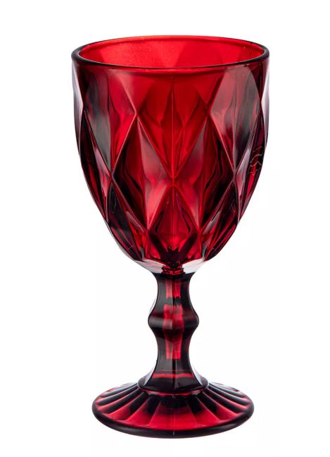 Copa Labrada Agua Libia Rojo 335ml 17cm Vit