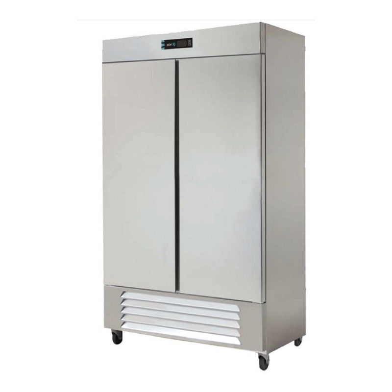 Refrigerador Comercial Vertical de 2 Puertas 37 ft en Acero Inoxidable ASBER