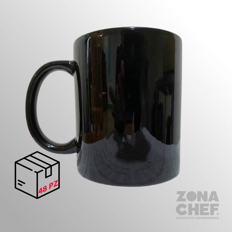 Taza ceramica Negra 11 oz BH C/48 piezas