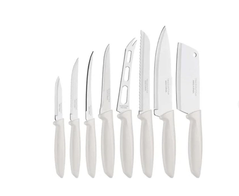 Juego de 8 Piezas Cuchillos Plenus Blanco Tramontina