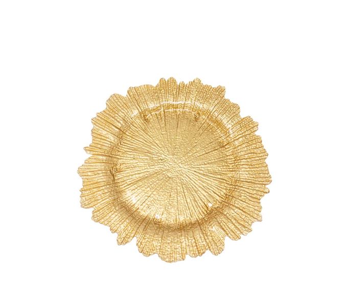 Plato Base Atena Dorado 34.5 cm Vit