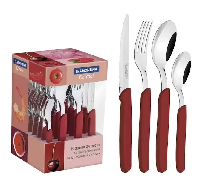 Juego de Cubiertos 24 Piezas Carmel Tramontina