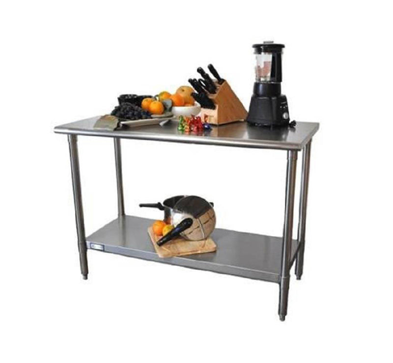 Mesa de trabajo OZNOX acero inoxidable 120x60x90 cm