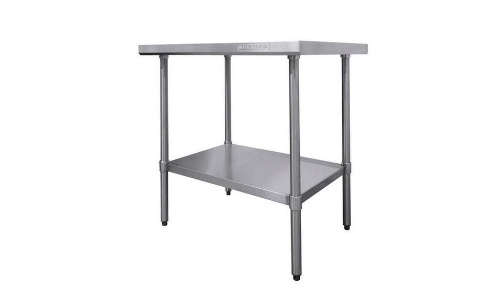 Mesa tipo Isla 150*70*90 Acero Inox International