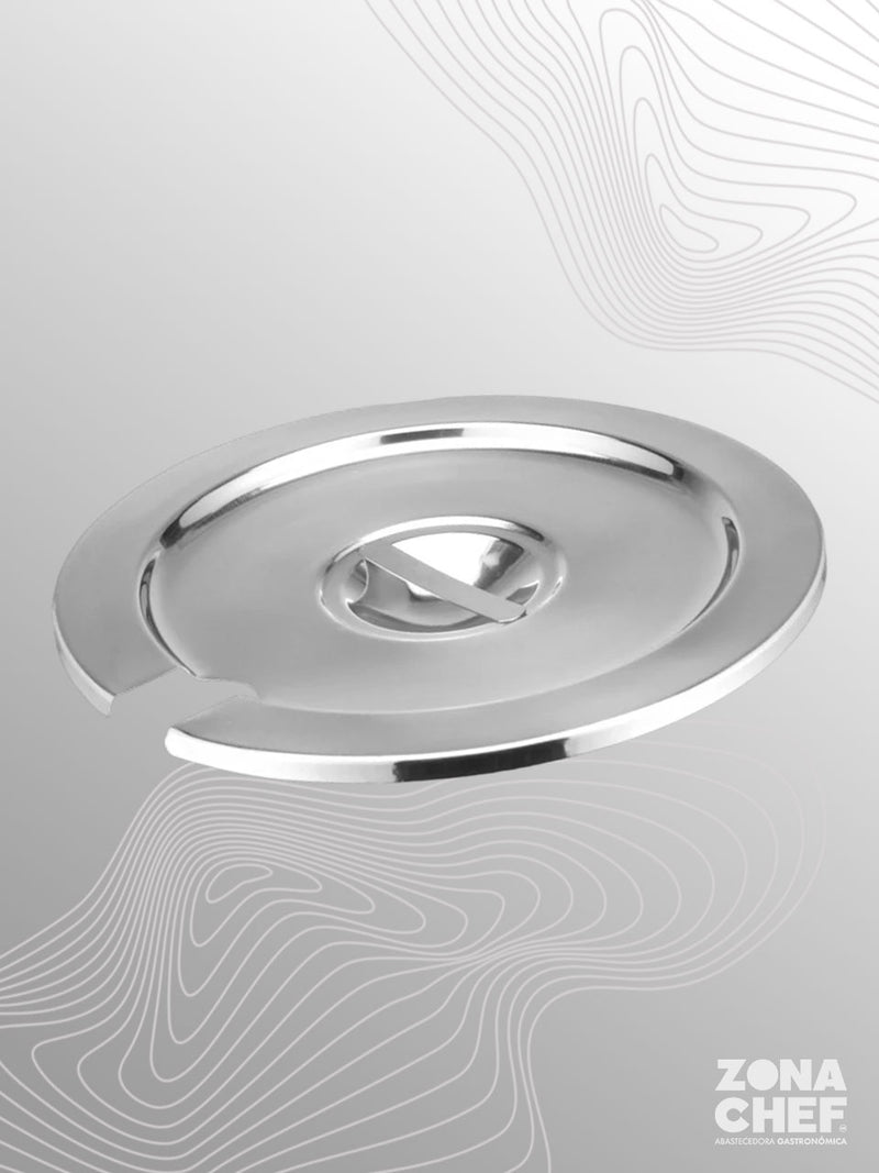Tapa para inserto redondo 2 qt Acero inox CCS