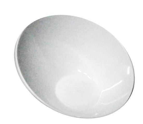 Linea Melamina Blanco brillante Tazon Inclinado de 27 cm TRV