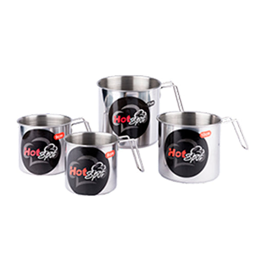 Juego de pocillos de acero inox HS