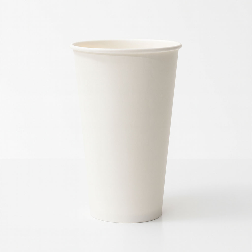 Vaso Biodegradable blanco para bebidas calientes 32 oz c/ 500 pzas