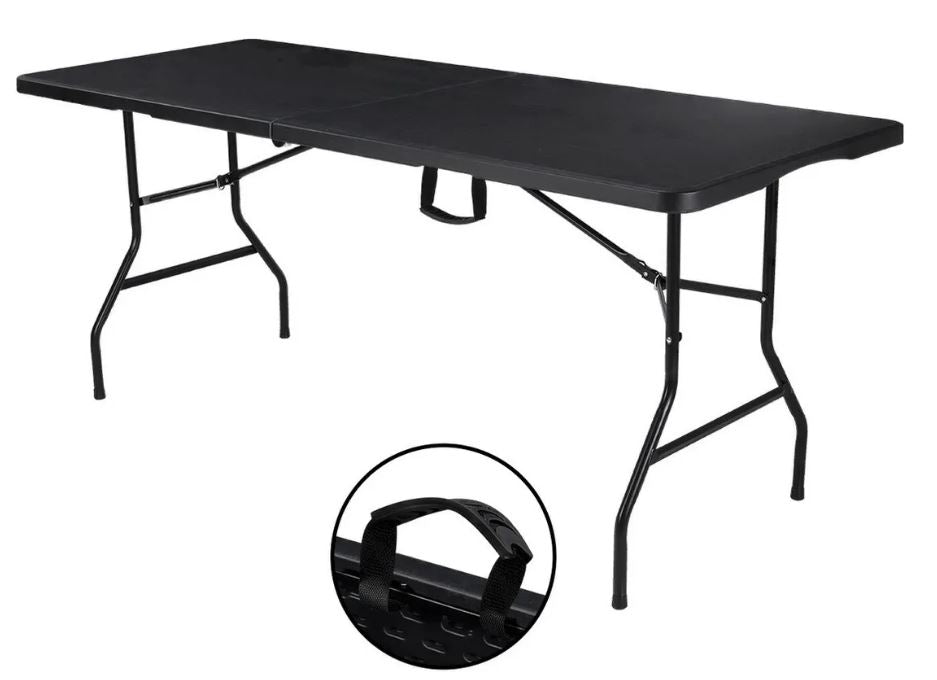 Mesa plegable Color Negro Portafolio 1.80 BH