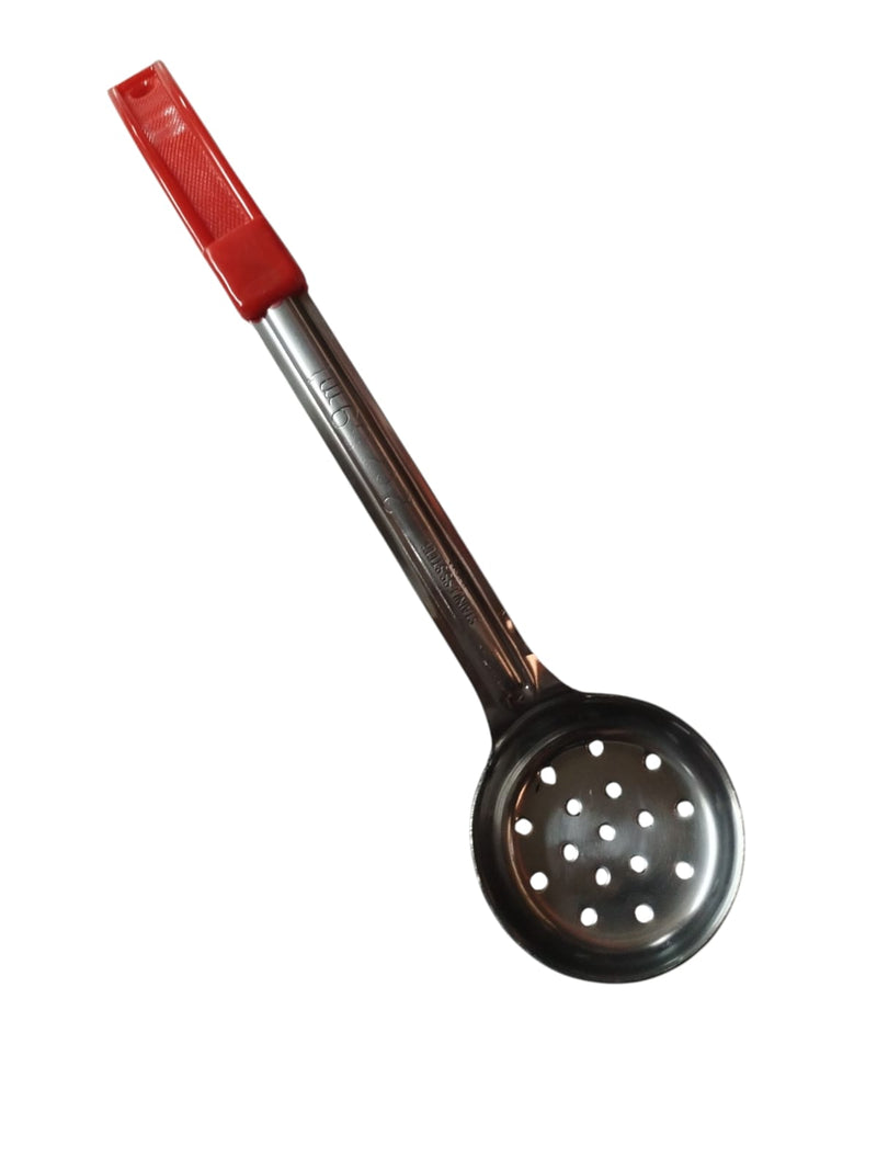 Cuchara para Servir Porciones 2 oz Rojo Perforado
