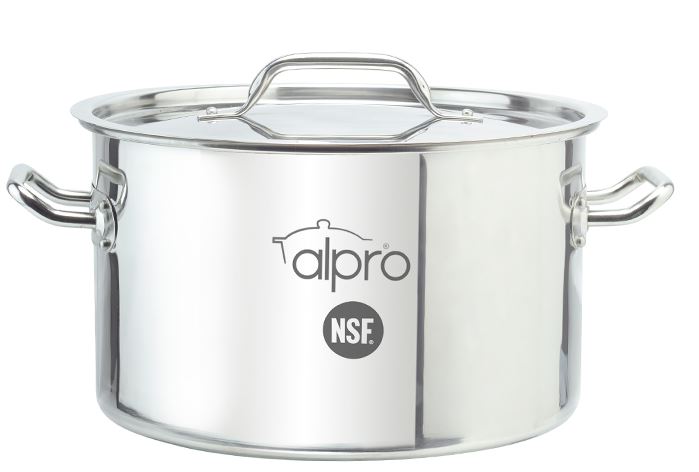 Media Olla Vaporera de 35 cm/21 lts en Acero Inoxidable ALPRO