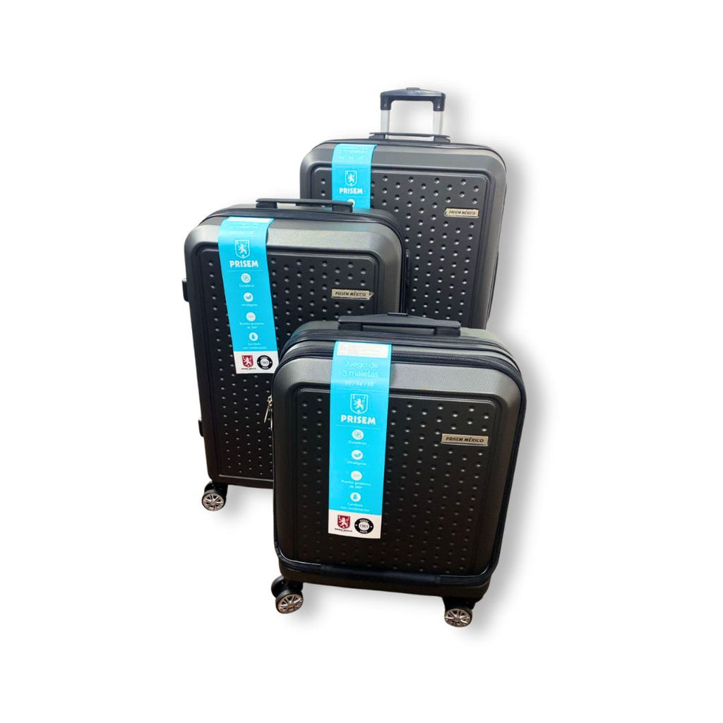 *Juego maletas gris ABS*