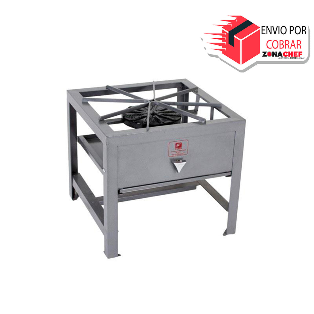 Estufon FERRO 1 Quemador Estrella Estructural 0.5x0.5x0.45 mts