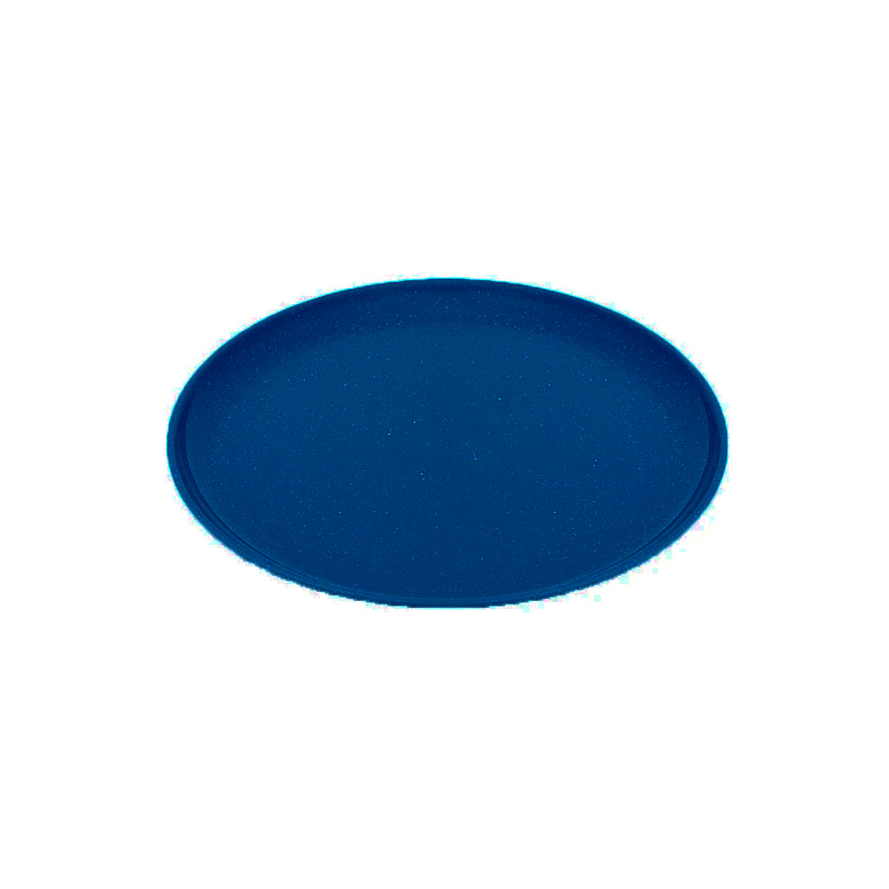 Linea Plastipeltre Plato Tres Tostadas de 24.5cm Caja c/105 pzas Azul Marino