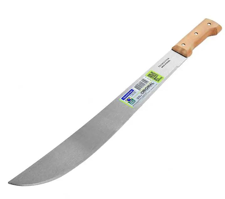 *Machete pulido Tramontina 18 pulgadas Mango de Madera 26621/018*