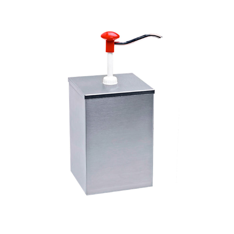 Cajon con Bomba Surtidor de Catsup en Acero Inoxidable International
