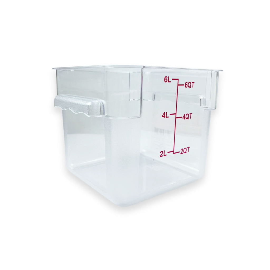 Contenedor de Policarbonato cuadrado 6 QT Tavola