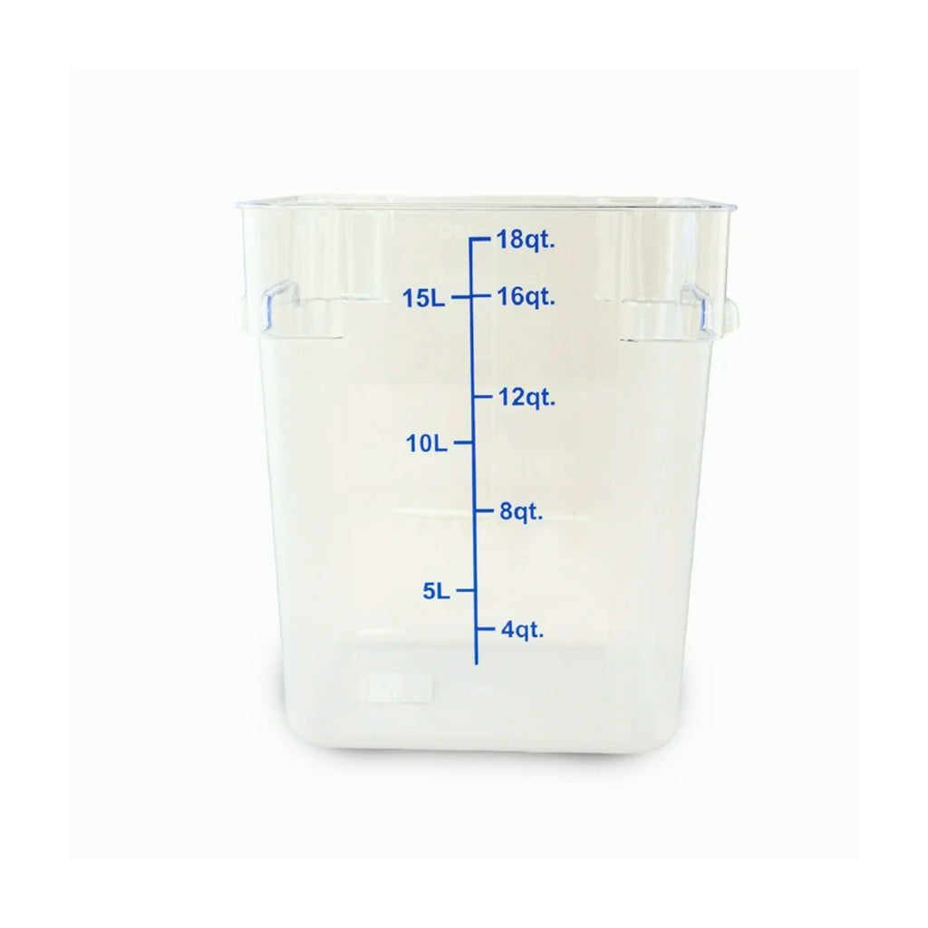 Contenedor Cuadrado Translucido Polipropileno 18 qt BWT