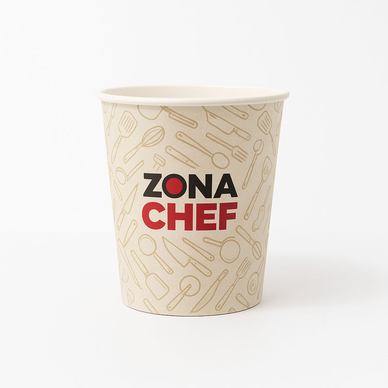 Vaso Biodegradable Impreso Generico 12 oz C/1000 pzas