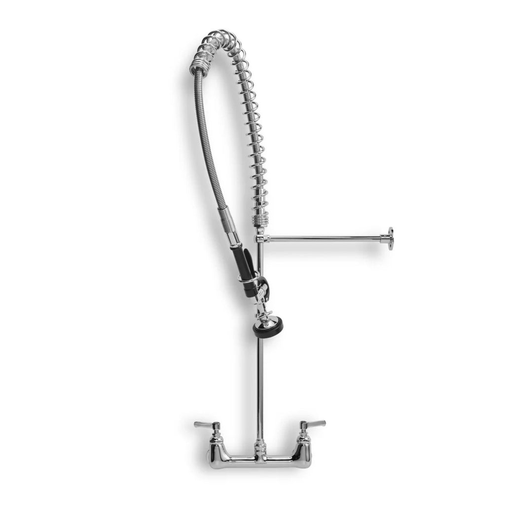 Llave de prelavado a pared con mezcladora de 8