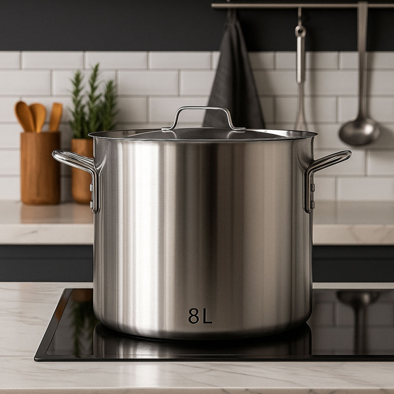 Olla aluminio con tapa 8 Litros CCS