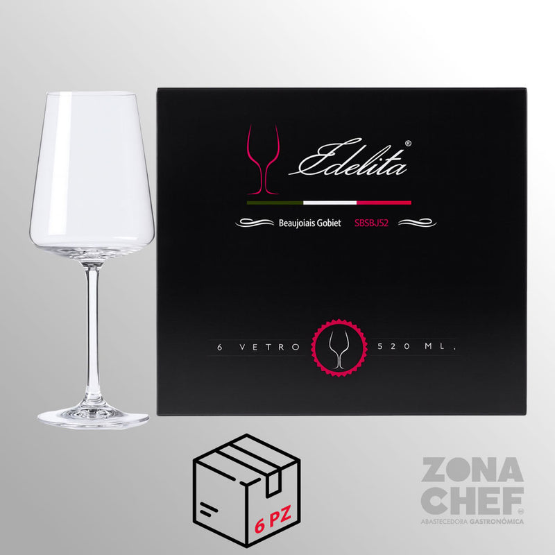 Copa Kronoz Agua 520 ml Caja con 6 piezas