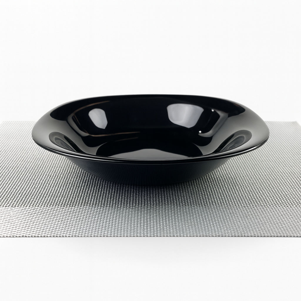 Plato Trinche Venecia Ópalo Negro - 21 cm