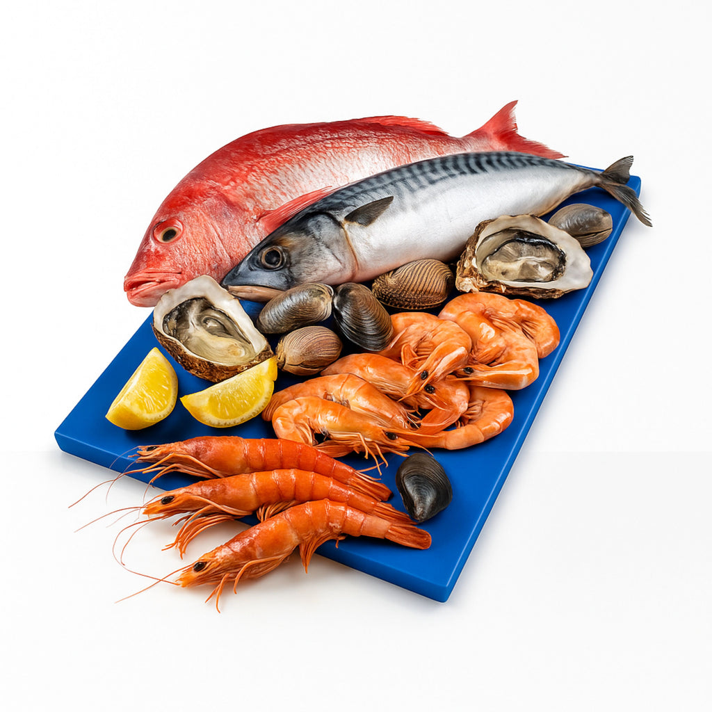 Tabla de Corte 45301.2 cm Baja Densidad Azul TRAVESA