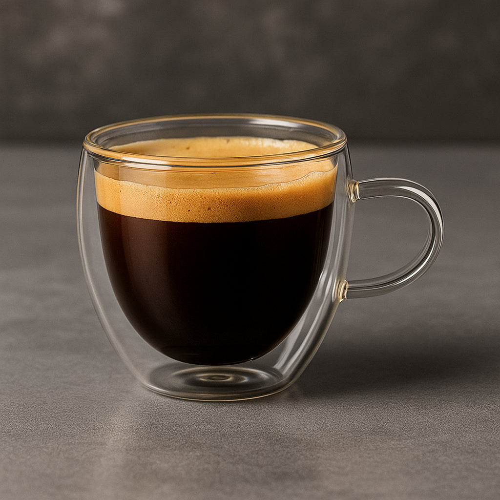 Taza de vidrio doble pared Expresso 80 ml Borosilicato Tav