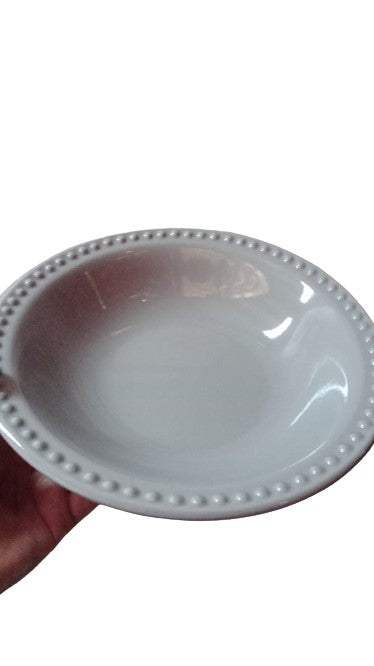 Plato Sopero 700 ml Emboss Mauve Gris cns 24 piezas