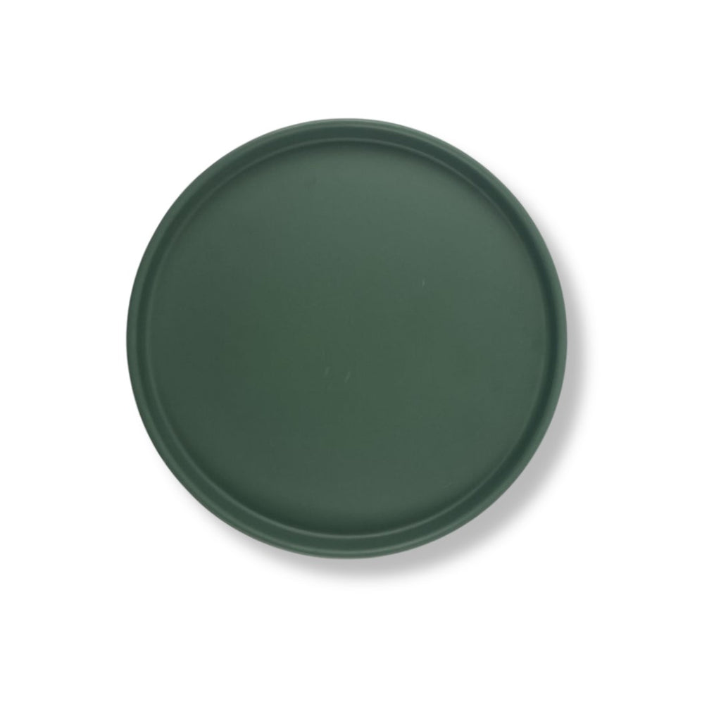 -Linea Melamina Verde Mate Plato Barcelona-