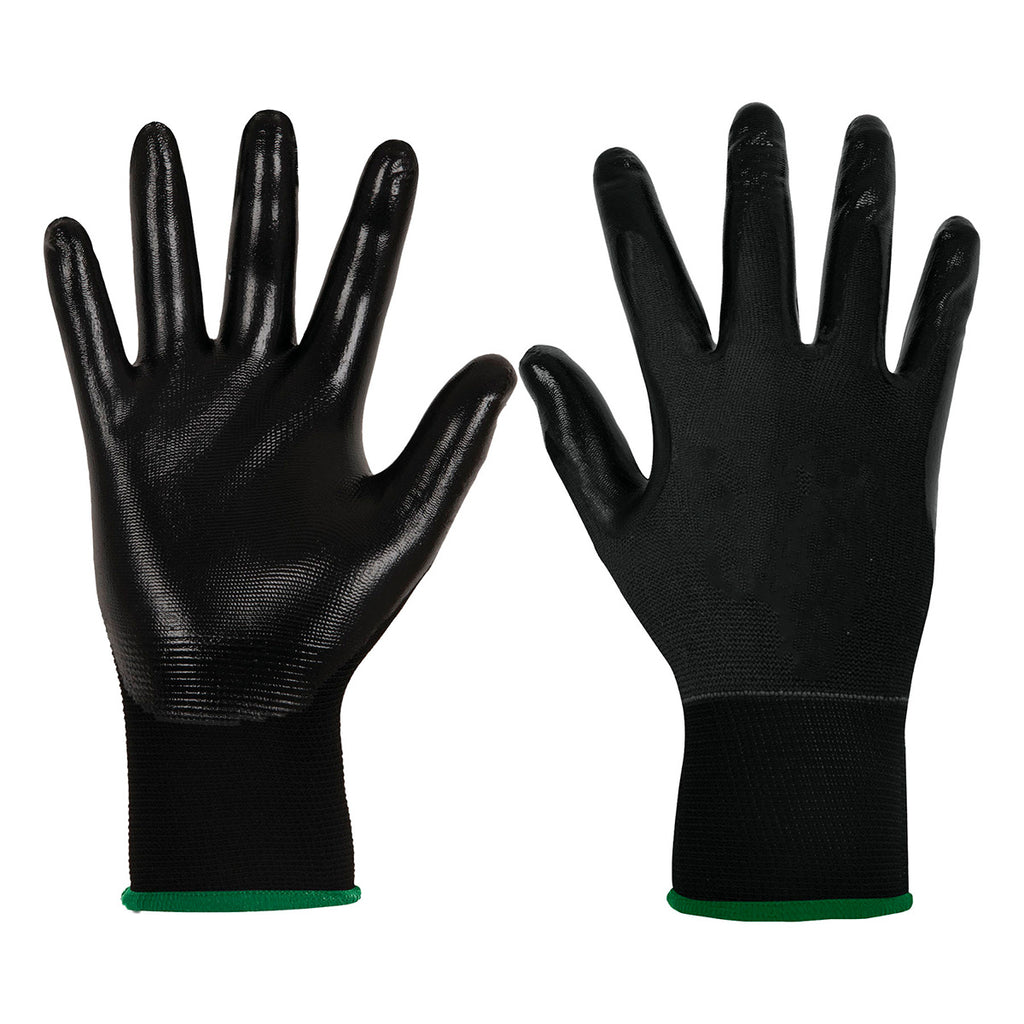 Par de Guantes de Nylon rucubierto de Nitrilo Chico TPR