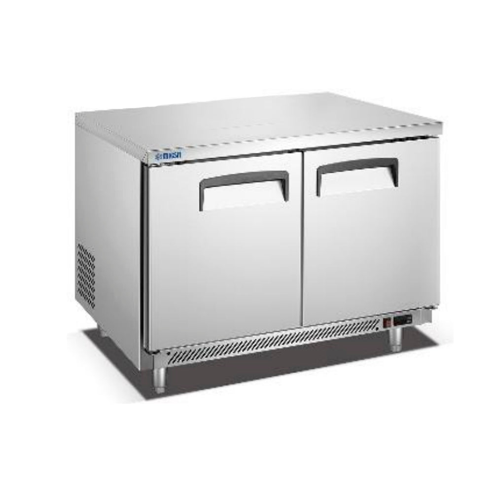 Mesa Fria Congelada con 2 puertas 340 lts temp de -18C A -22C Mgs