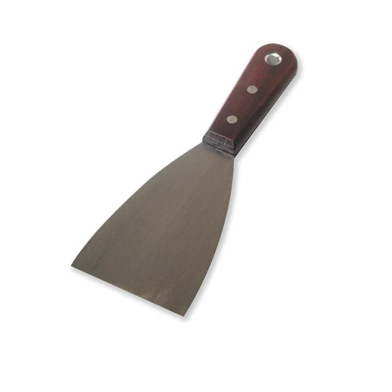 Espatula Raspador Plancha Trapecio de 5" Mango de Madera CCS