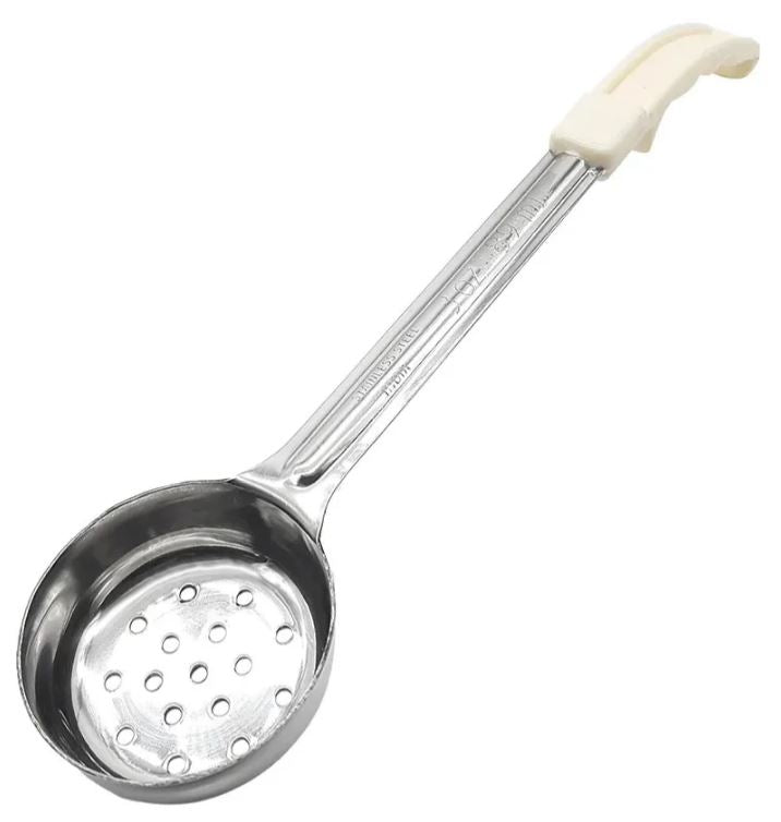 Cuchara para Servir Porciones 3 oz Beige Perforado