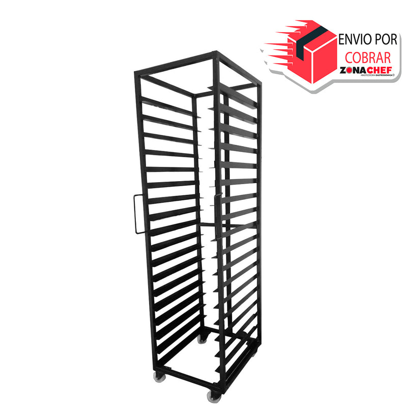 Rack Espiguero 18 Charolas Movil La Tahona
