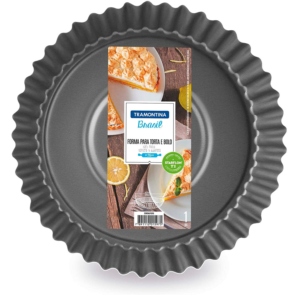 *Molde Acanalado para Tartas con Antiadherente 26cm Tramontina*