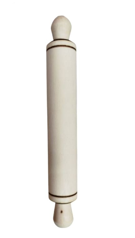 Rodillo en Madera Artesanal 12 cm+2
