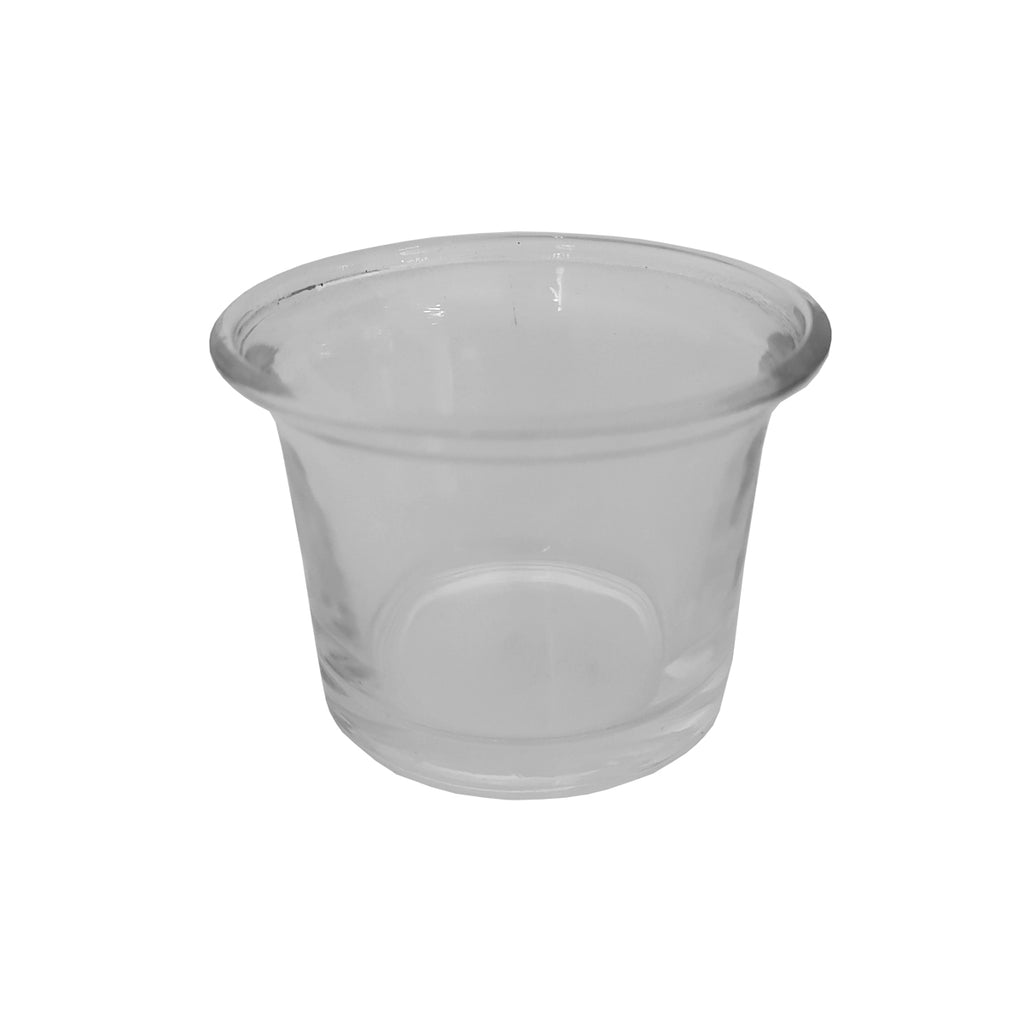 Portavela de 60ml de Cristal Caja de 12 pzas Lp