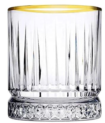 Vaso Dof Elysa Filo de Oro Set 6 piezas