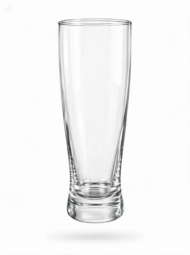 Vaso para cerveza de vidrio transparente Pilsner 460 ml C/24 Piezas
