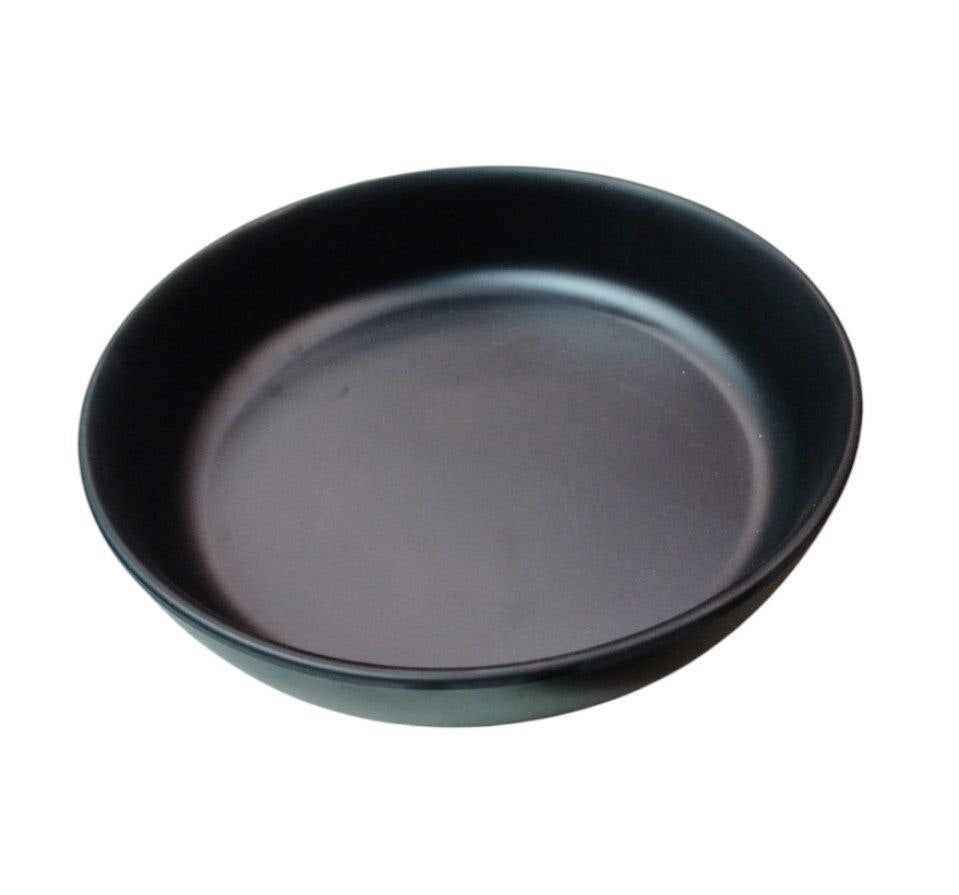 Plato tazon ensalada 26 cm Melamina Negra Mate TAV