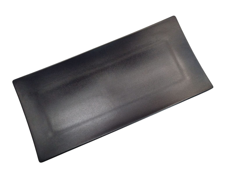 Linea Melamina NEGRA MATE Plato Rectangular  30x14  cm TRV